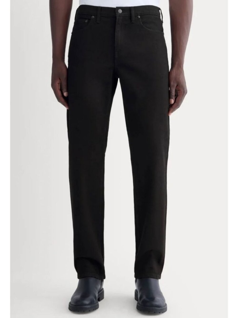 Everlane The Organic Cotton Straight-Leg Jean Men's Size 31x32 in Black NWT!